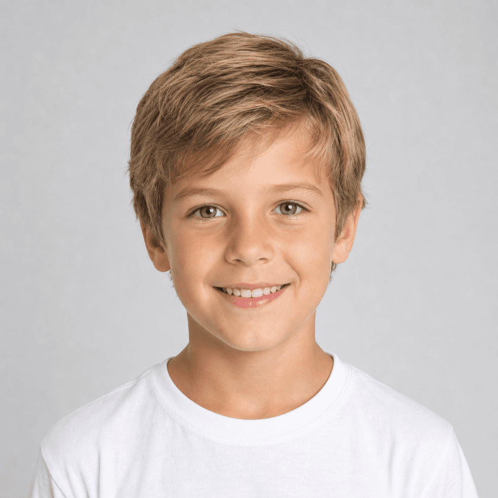 Classic Side Sweep kids' hairstyle reference image