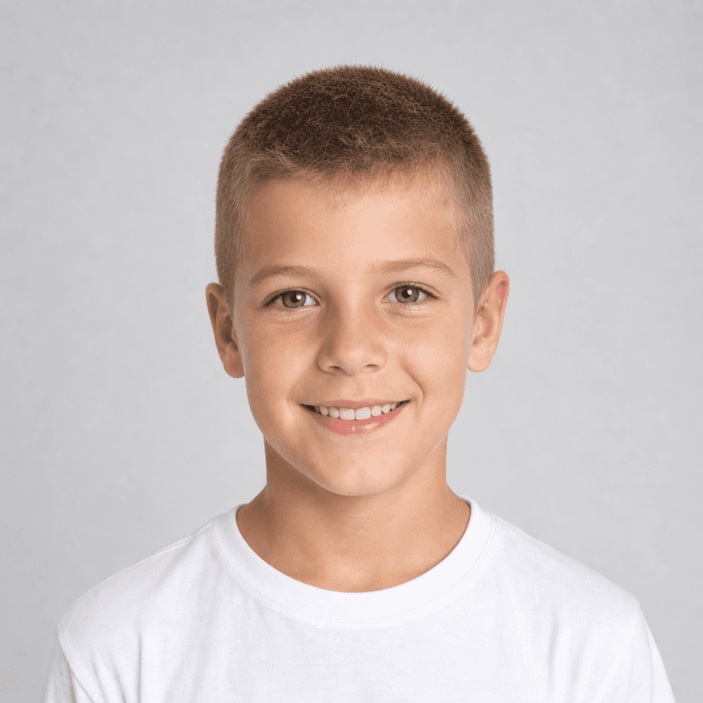 Crew Cut kids' hairstyle reference image