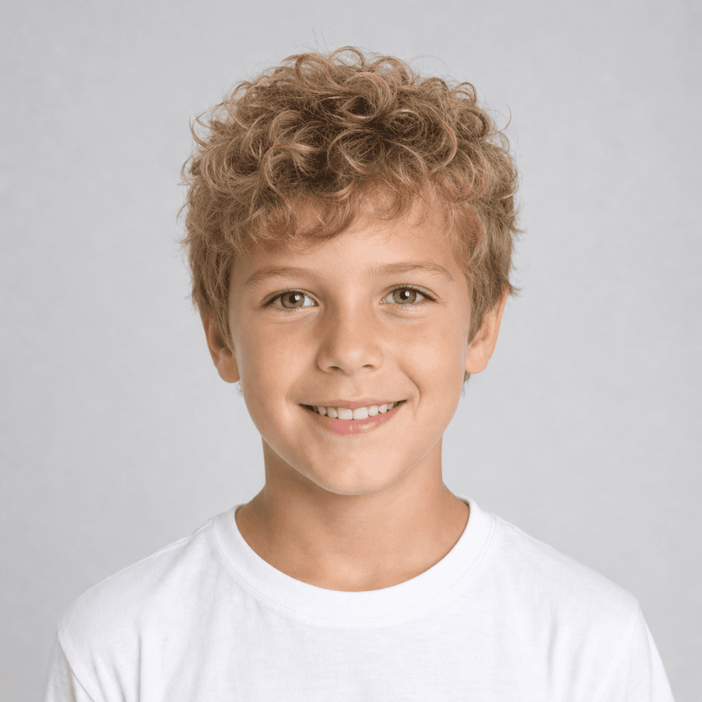 Curly Top kids' hairstyle reference image