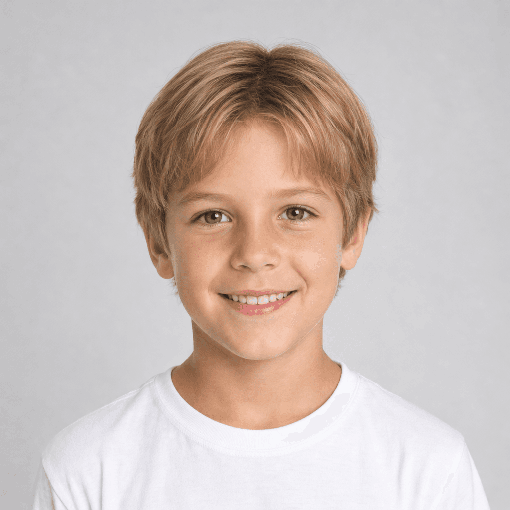 Curtains kids' hairstyle reference image