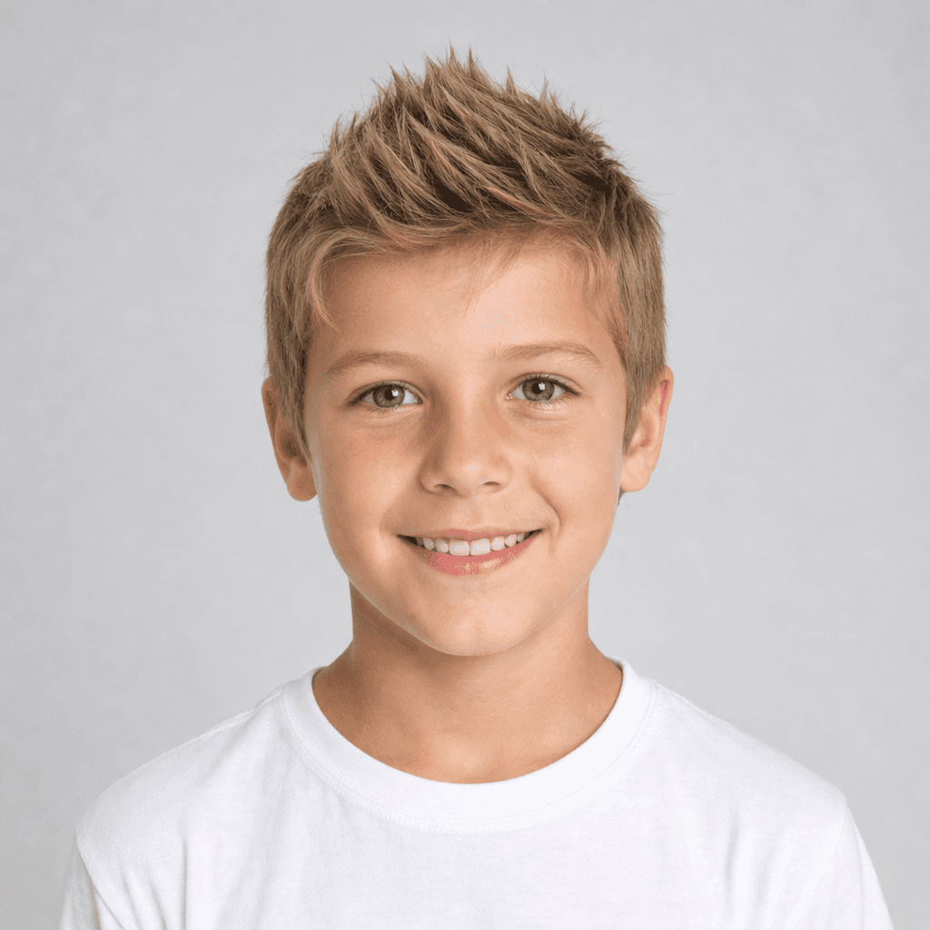 Faux Hawk kids' hairstyle reference image