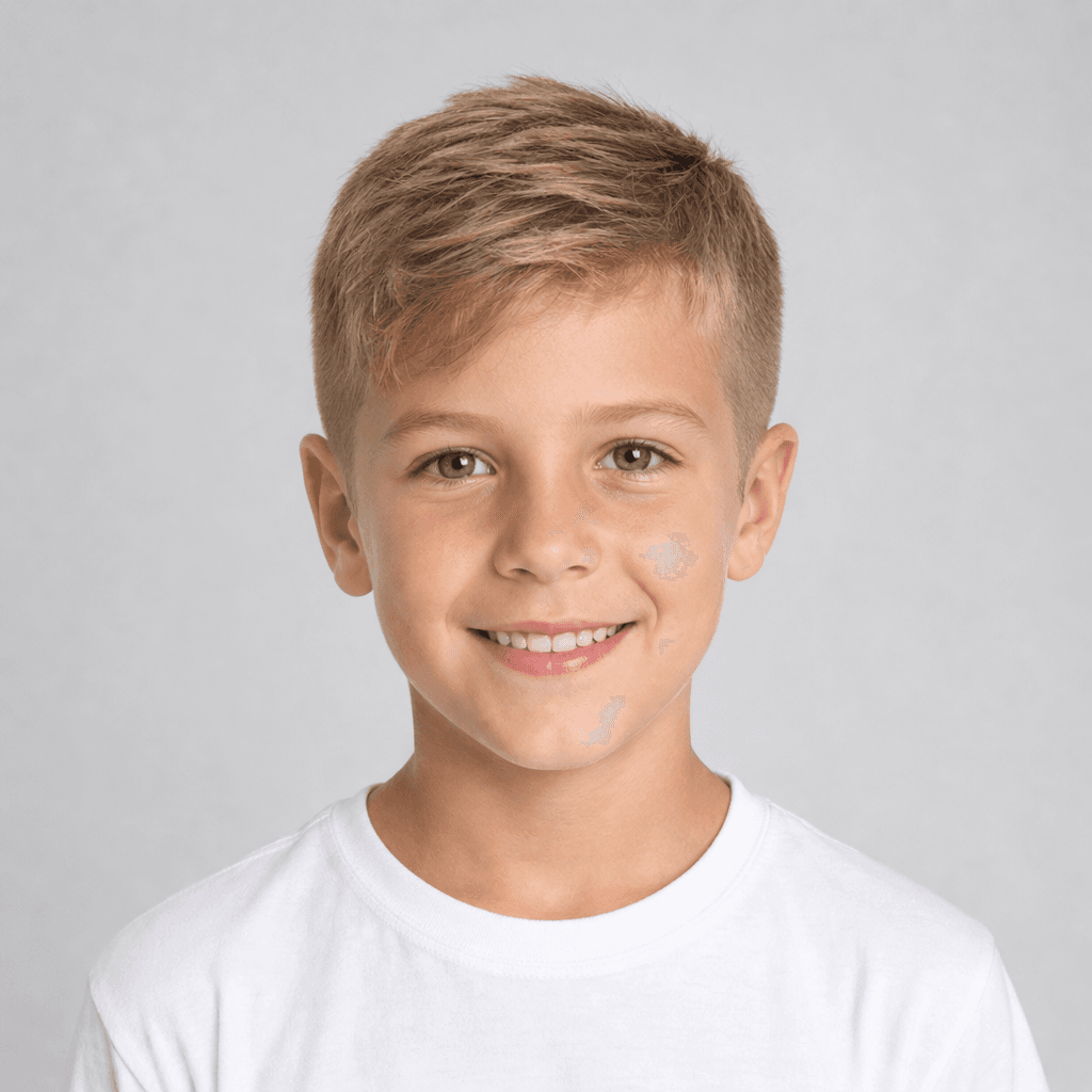 Low Fade kids' hairstyle reference image