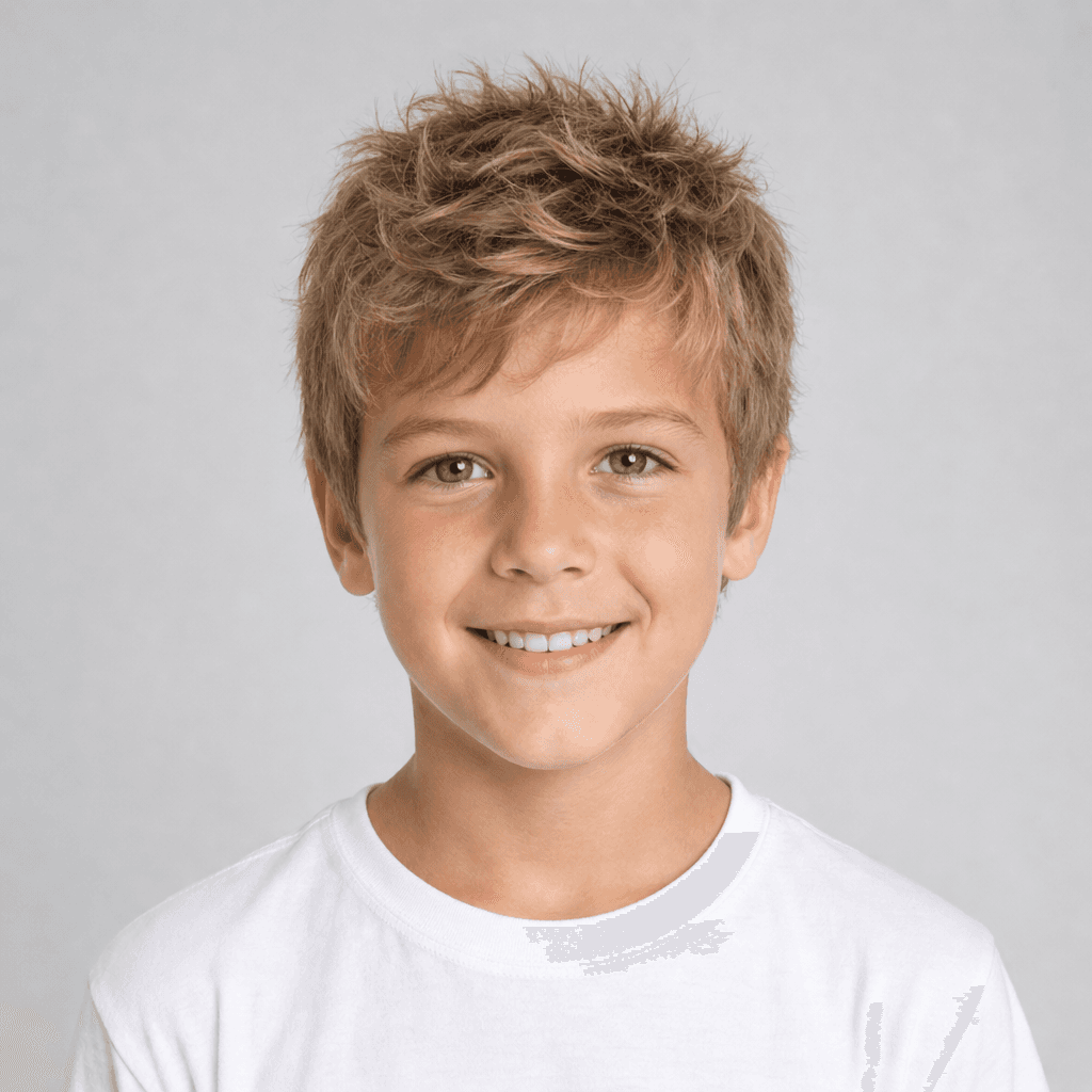 Messy Textured Top kids' hairstyle reference image