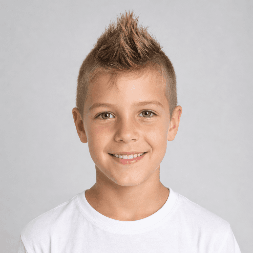Mohawk kids' hairstyle reference image