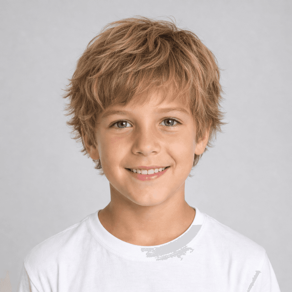 Shaggy Mop Top kids' hairstyle reference image