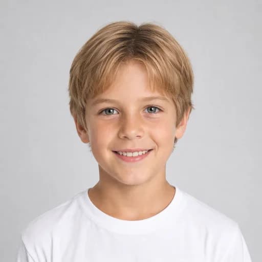 Curtains kids' AI hairstyle preview