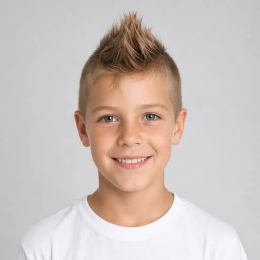 Mohawk kids' AI hairstyle preview