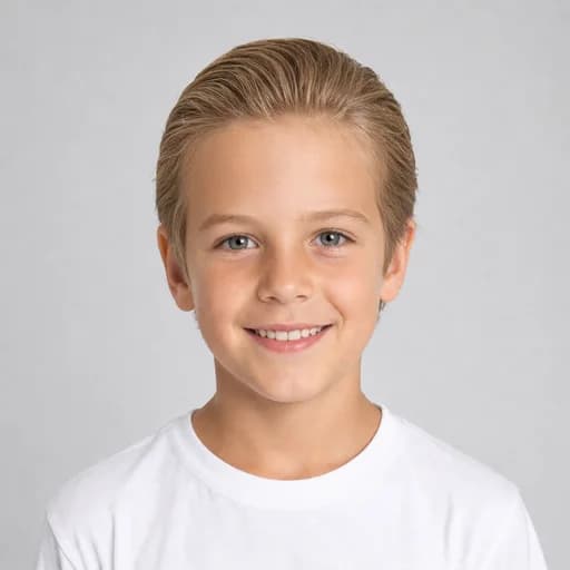 Slick Back kids' AI hairstyle preview