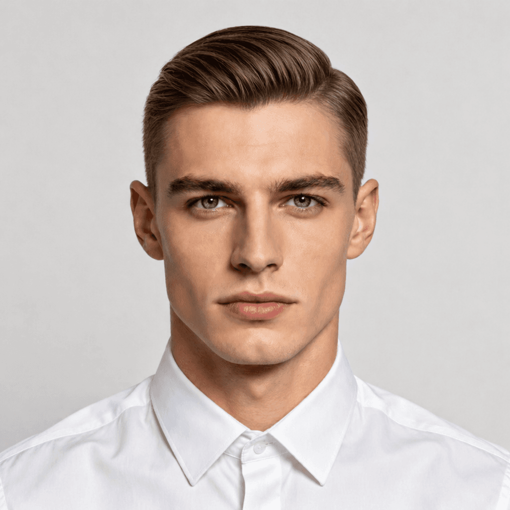 Comb Over men's hairstyle reference image