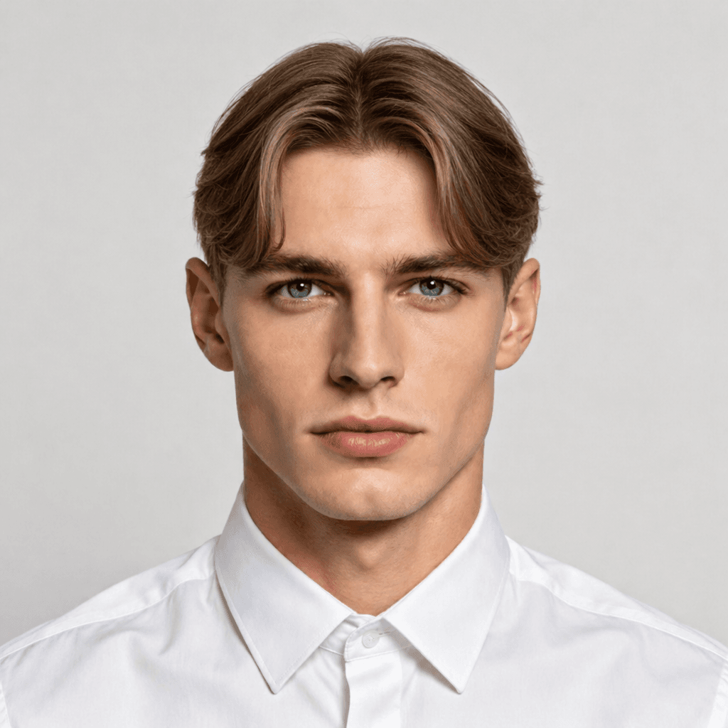 Curtain Hair men's hairstyle reference image