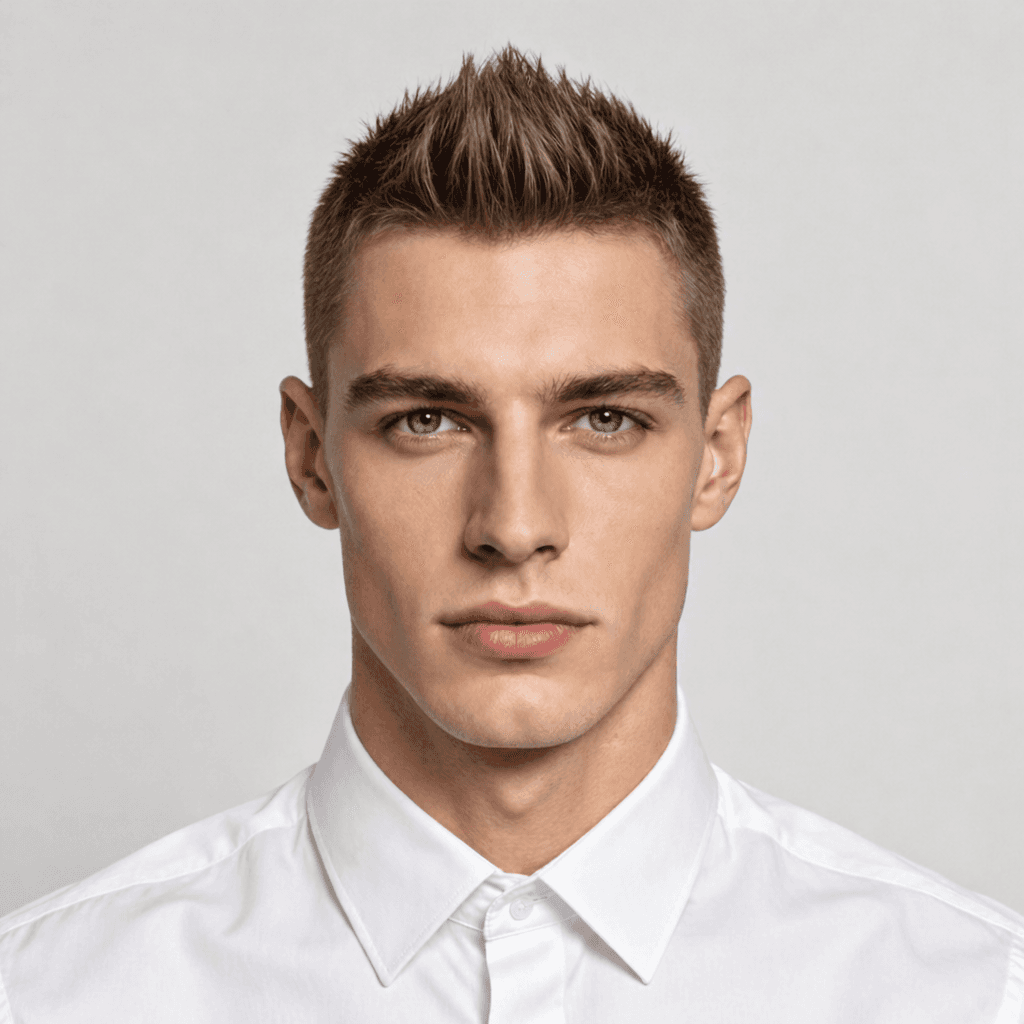 Faux Hawk men's hairstyle reference image