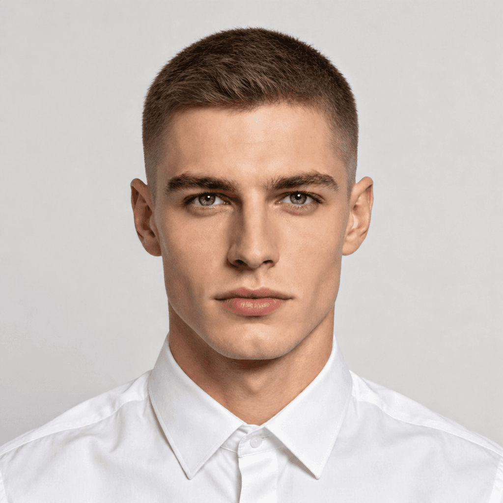 Low Fade men's hairstyle reference image