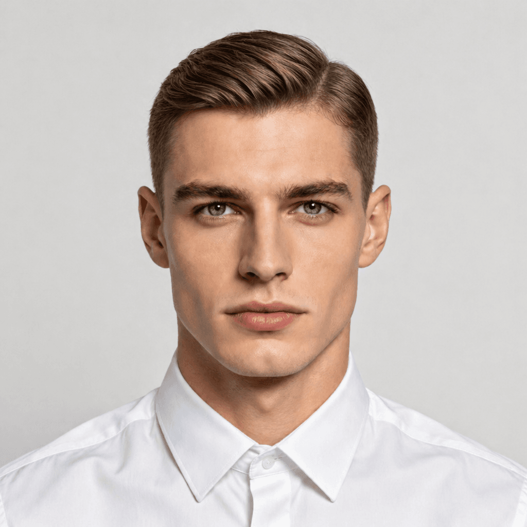 Side Part men's hairstyle reference image