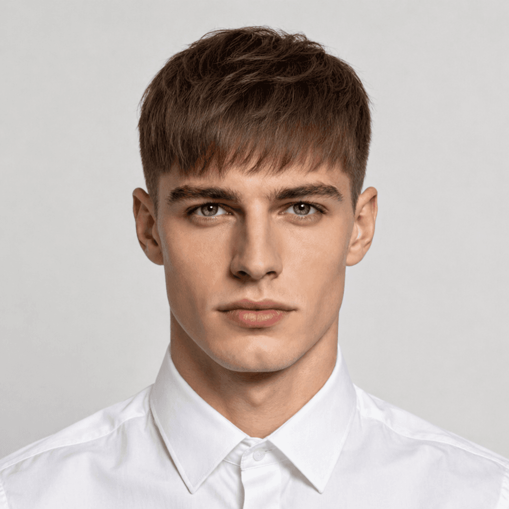 Two Block Cut men's hairstyle reference image