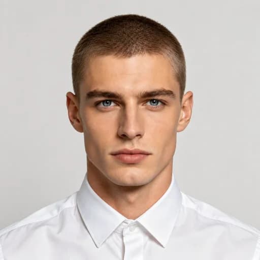 Buzz Cut men's AI hairstyle preview