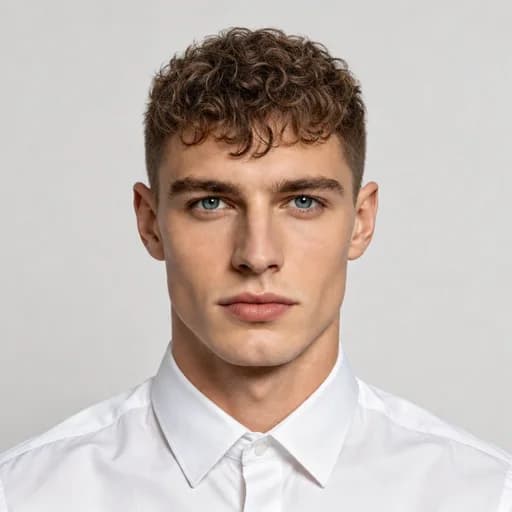 Curly Fringe men's AI hairstyle preview