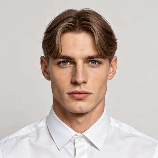 Curtain Hair men's AI hairstyle preview