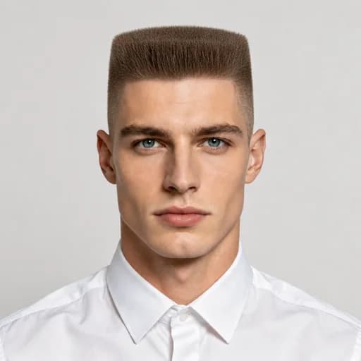 Flat Top men's AI hairstyle preview