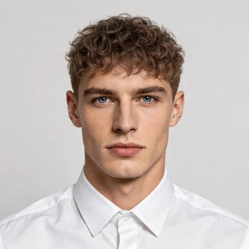 Loose Perm men's AI hairstyle preview