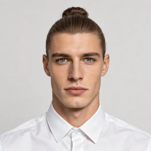 Man Bun men's AI hairstyle preview