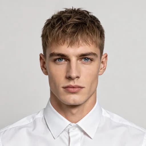 Messy Fringe men's AI hairstyle preview