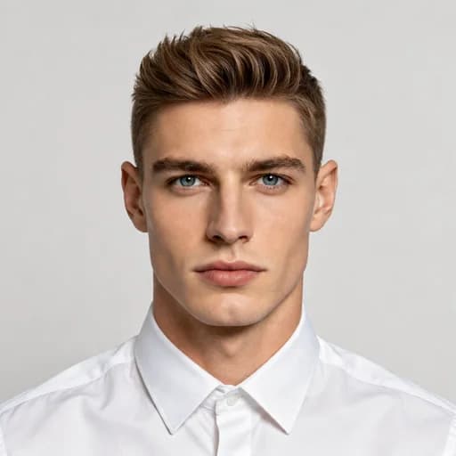 Quiff men's AI hairstyle preview