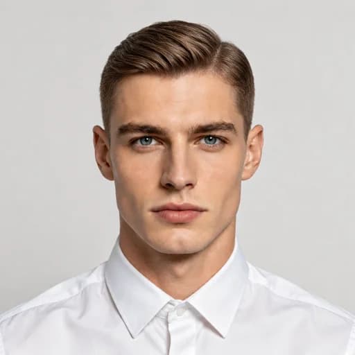 Side Part men's AI hairstyle preview