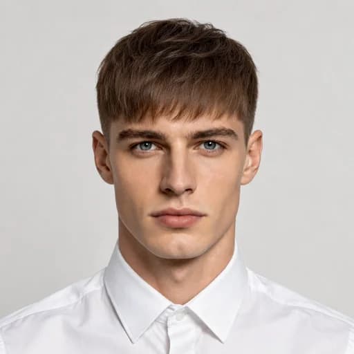 Two Block Cut men's AI hairstyle preview