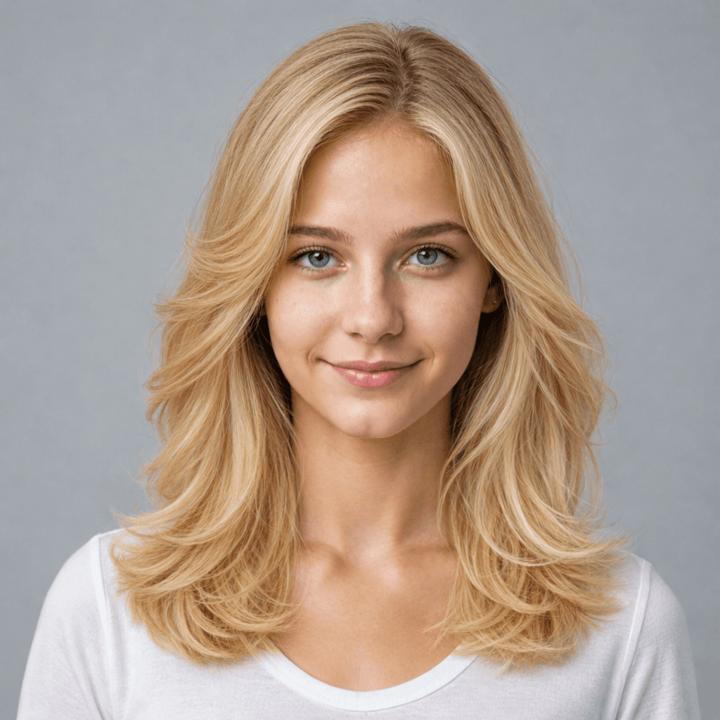 Blowout Layers women's hairstyle reference image