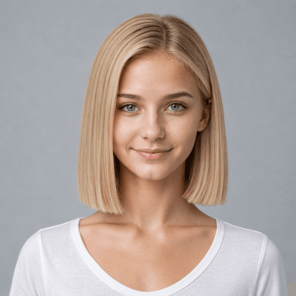 Blunt Bob women's hairstyle reference image