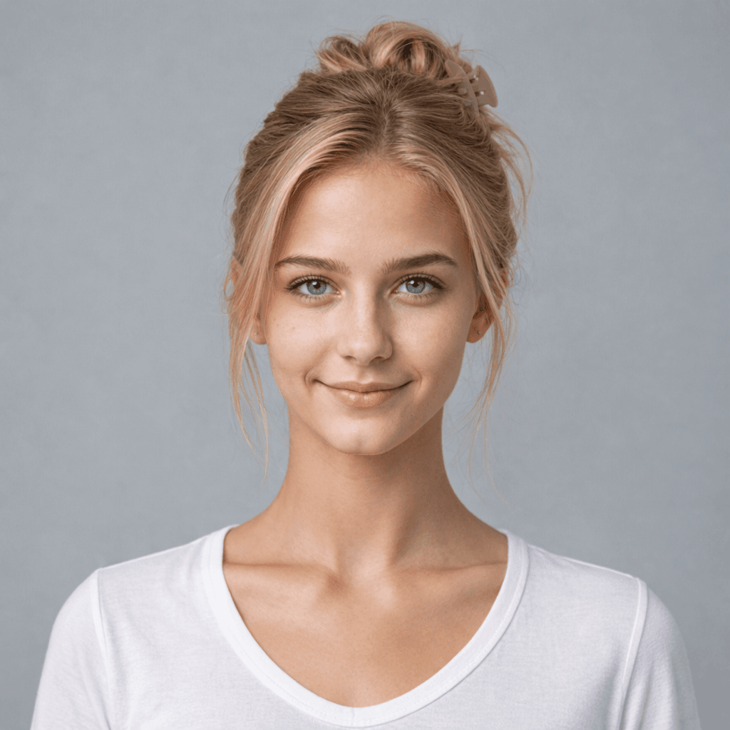 Claw Clip Updo women's hairstyle reference image
