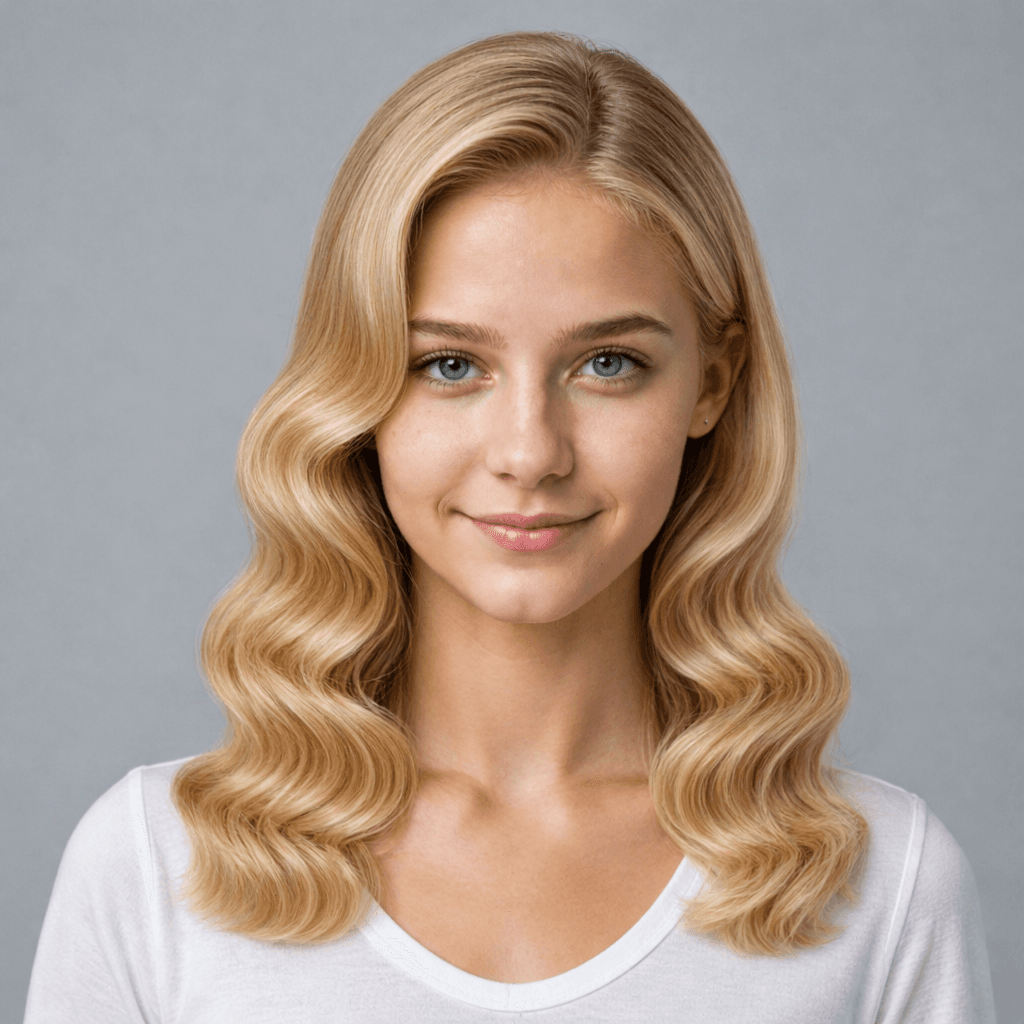 Hollywood Waves women's hairstyle reference image