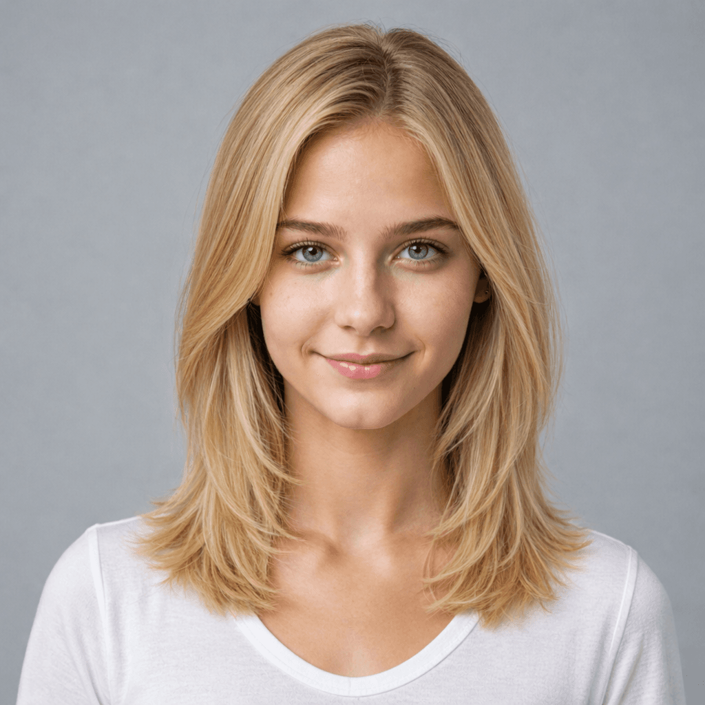Layered Midi Cut women's hairstyle reference image