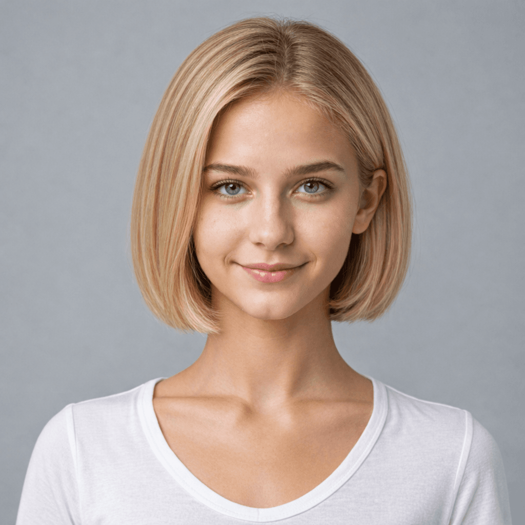 Short Bob women's hairstyle reference image