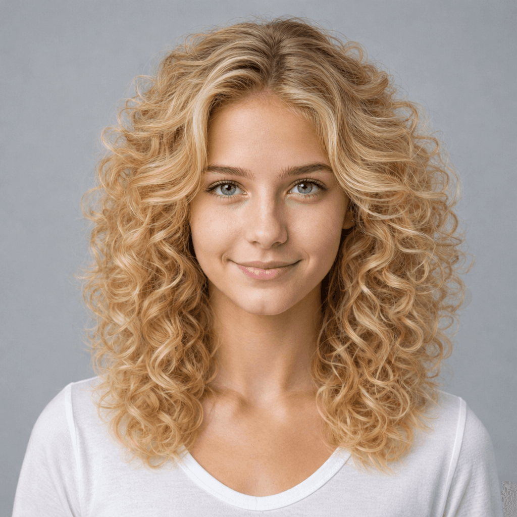 Voluminous Curls women's hairstyle reference image