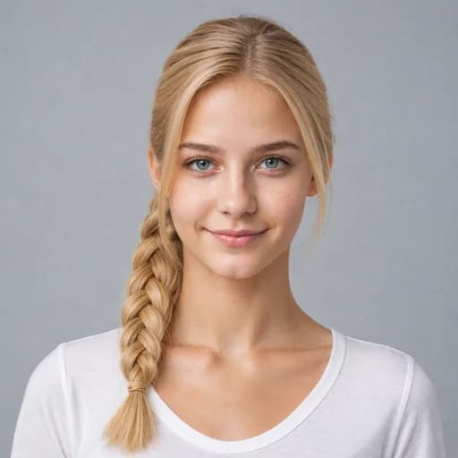 Braided Ponytail women's AI hairstyle preview