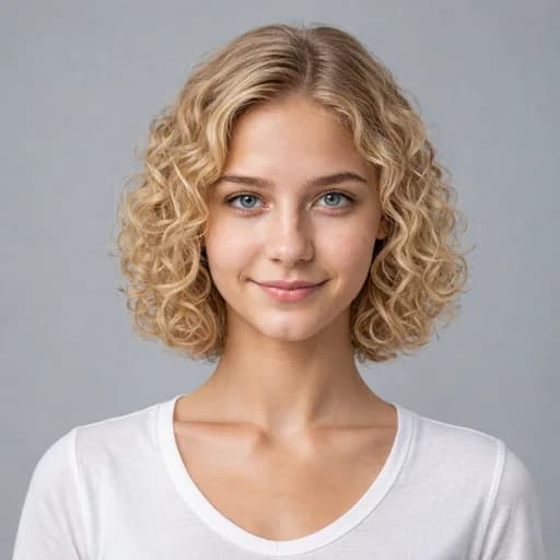 Curly Bob women's AI hairstyle preview