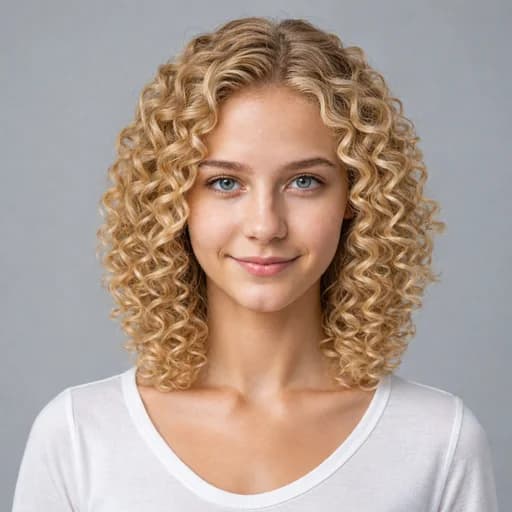 Defined Curls women's AI hairstyle preview