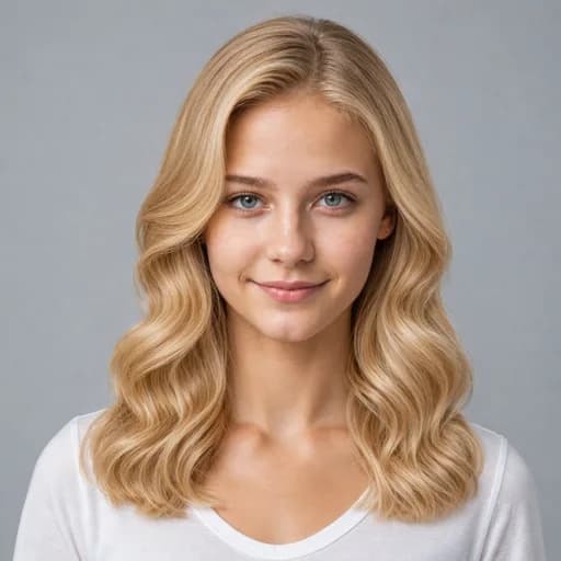 Glam Waves women's AI hairstyle preview