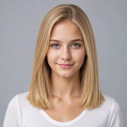 Lob women's AI hairstyle preview