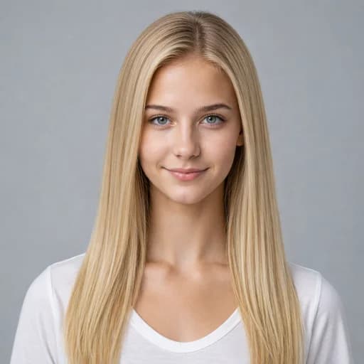 Long Straight women's AI hairstyle preview