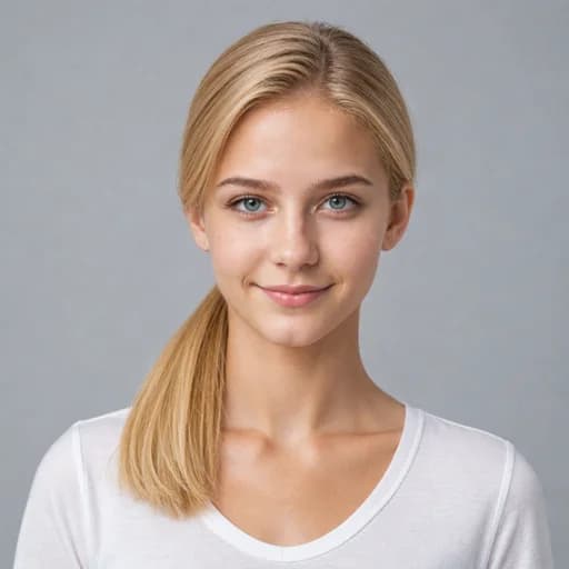 Low Ponytail women's AI hairstyle preview