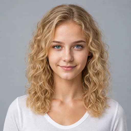 Natural Curls women's AI hairstyle preview