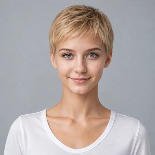 Pixie Cut women's AI hairstyle preview
