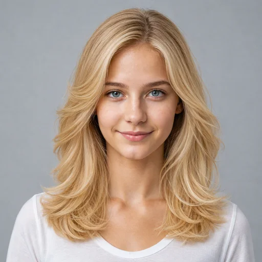 Blowout Layers AI hairstyle try-on template