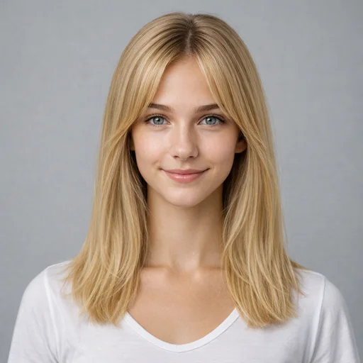 Curtain Bangs AI hairstyle try-on template