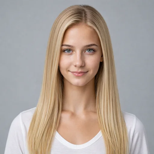 Long Straight AI hairstyle try-on template