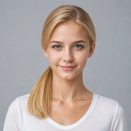 Low Ponytail AI hairstyle try-on template